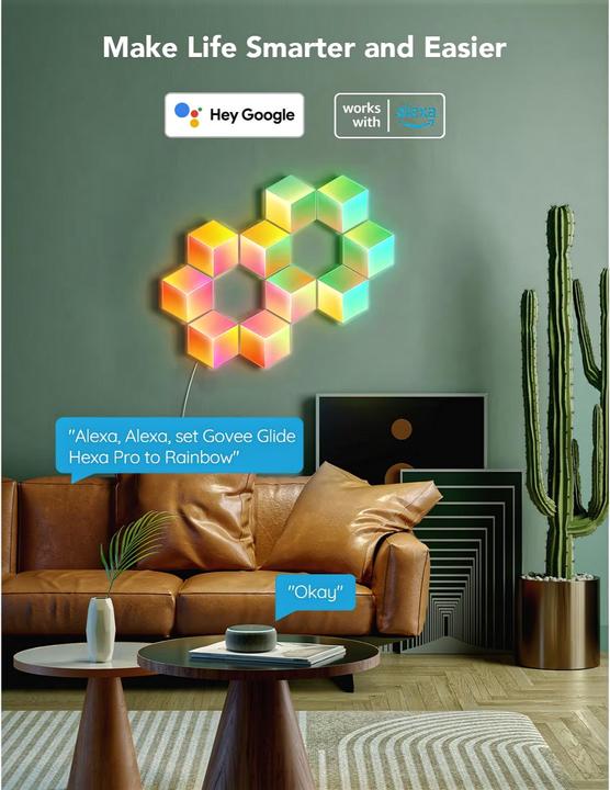 Produktbild Govee Glide Hexa Pro (0 lm)