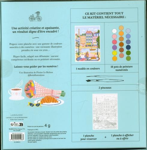 Image du produit Larousse pratique Mon kit balade romantique : peinture au numéro (Français, Collectif, 2024)