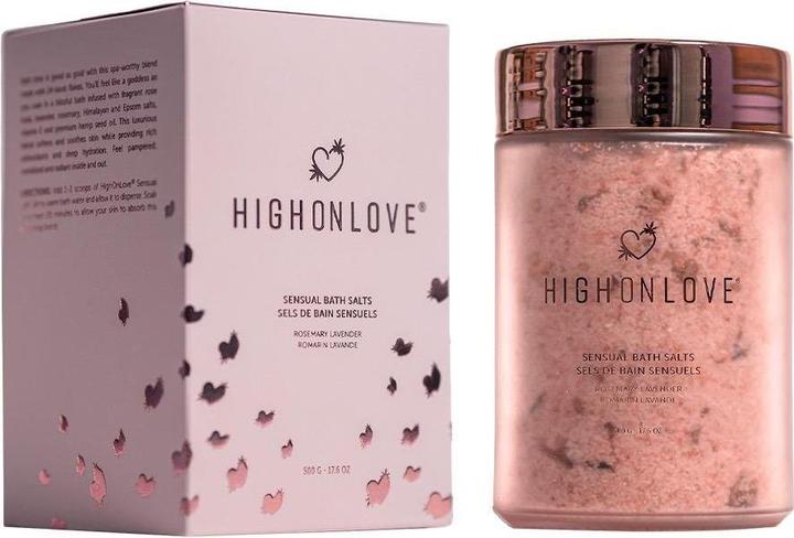 Productafbeelding High on Love sensual bath salts 500g (Badpralines)