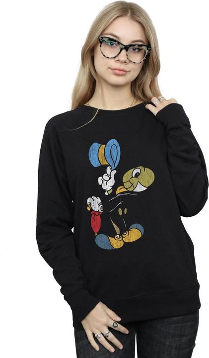 Actual product image Disney Womens/Ladies Pinocchio Jiminy Cricket Sweatshirt (XXL)