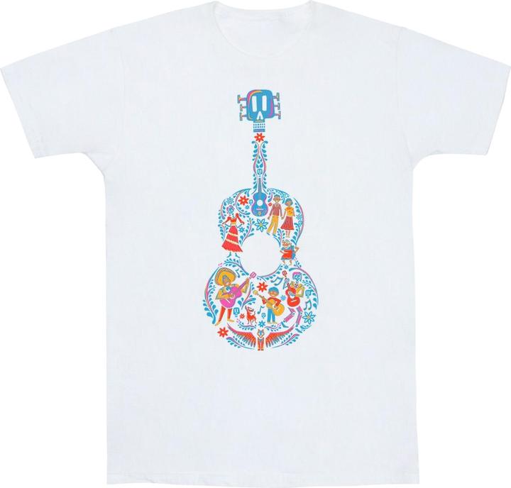 Immagine prodotto Disney Coco Guitar Pattern Maglietta Uomo (XXL)
