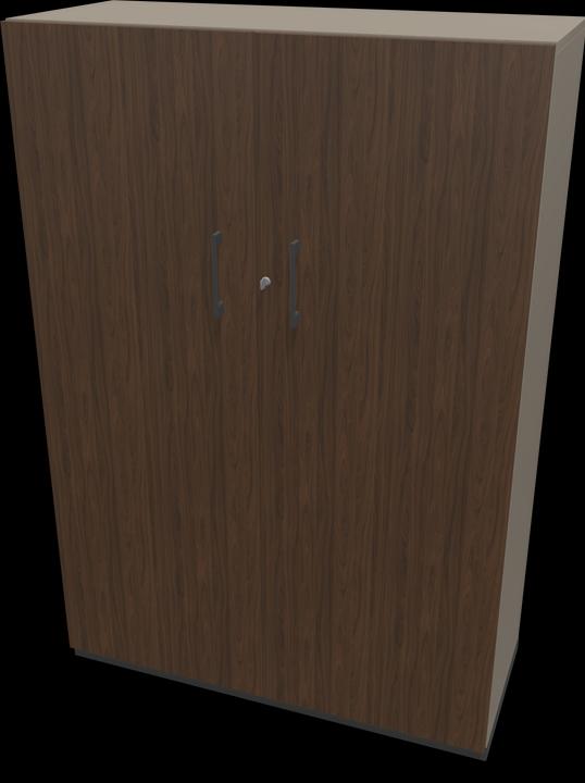 Cubanite grey, Walnut decor dark with structure, Dark grey