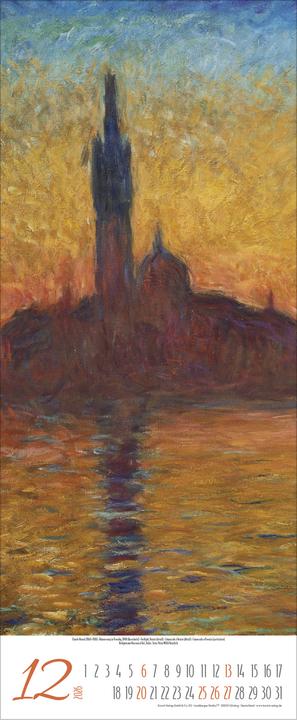 Produktbild Impressionisten 2026 (28.5 x 69 cm, Französisch, Englisch)