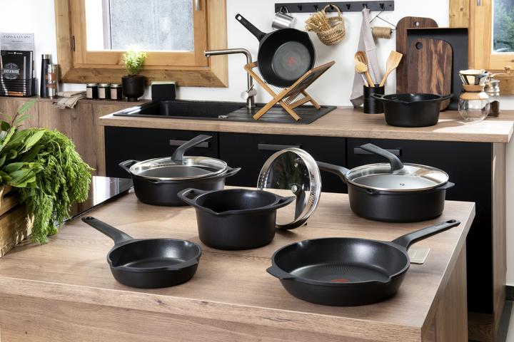 Produktbild Tefal Robusto - Braadpan - 28 cm + deksel (28 cm, Bratpfanne, Aluminium)
