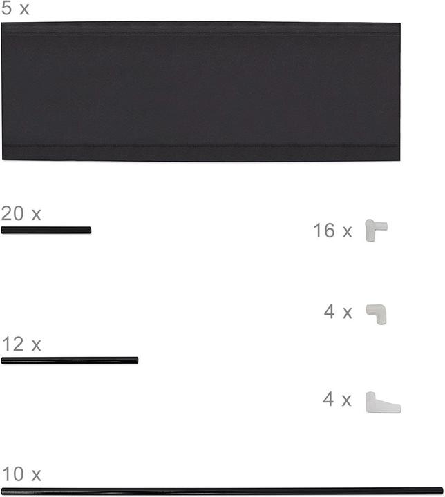 Productafbeelding Relaxdays Schoenenrek (87 x 29,5 x 90,5 cm)