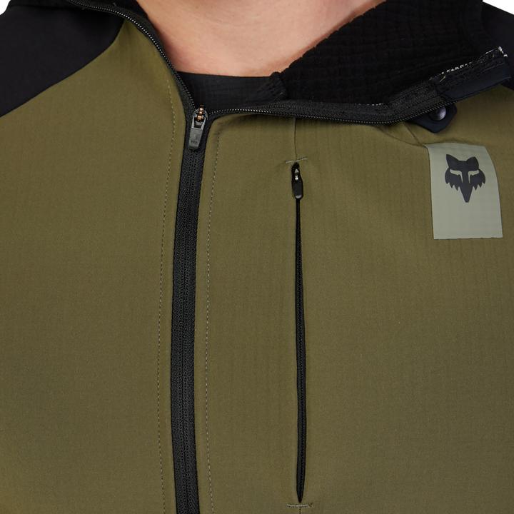 Actual product image Fox Jacket 23 Defend Thermal Hoodie Green (M)