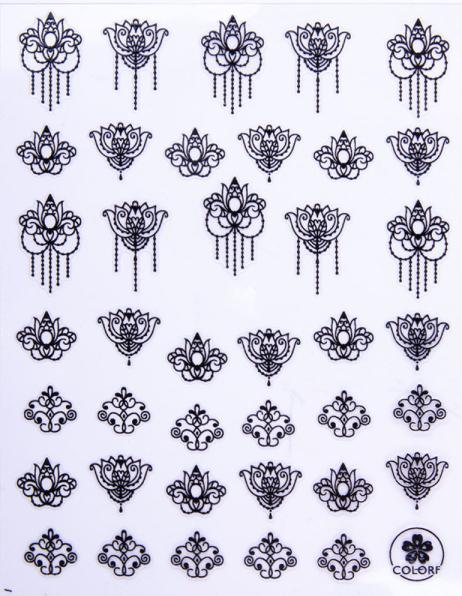 Image du produit Nagellack24 Nail Art Sticker Autocollant Noir (Noir)