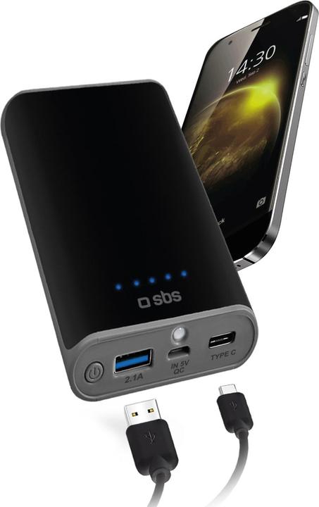 Image du produit SBS Banque d'énergie 10 400 mAh de type C (10.40 mAh)