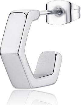Sagapo S'Agapo Single Hoop Earring Made Of Snap Snp32 Steel