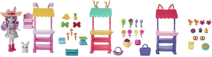 Enchantimals City Tails Farmers' Market con la coniglietta Becker Bunny e oltre 35 accessori e acces