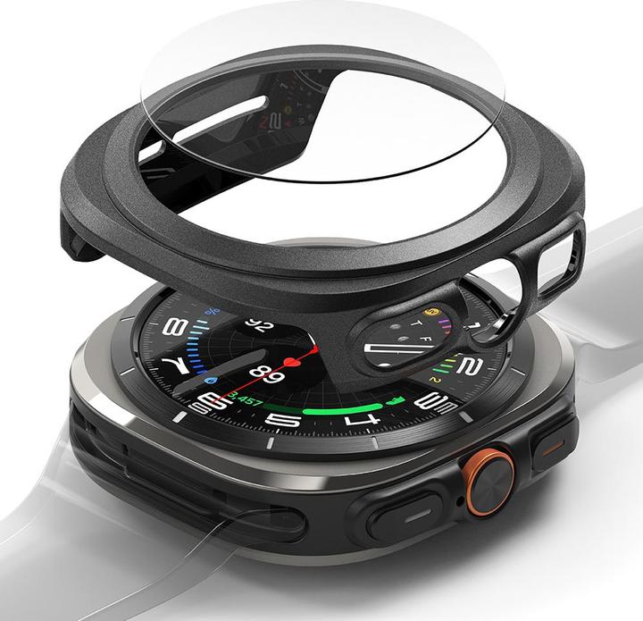 Image du produit Ringke Slim & Tempered Glass Case + Glass Set for Samsung Galaxy Watch Ultra 47mm - Black