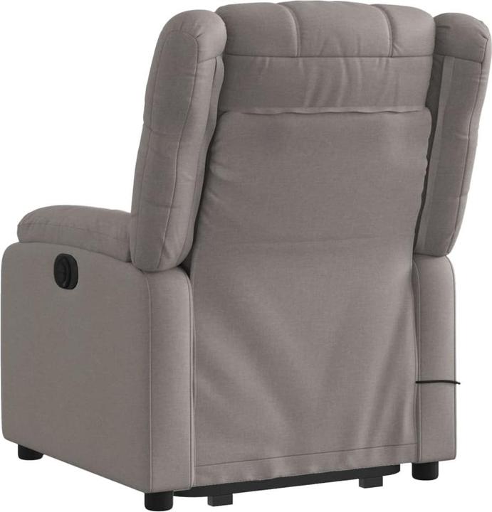 Immagine prodotto VidaXL Poltrona massaggiante Poltrona stand-up Poltrona TV Poltrona relax Poltrona Tessuto Taupe
