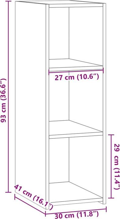 Image du produit VidaXL Buffet (30 x 41 x 93 cm)