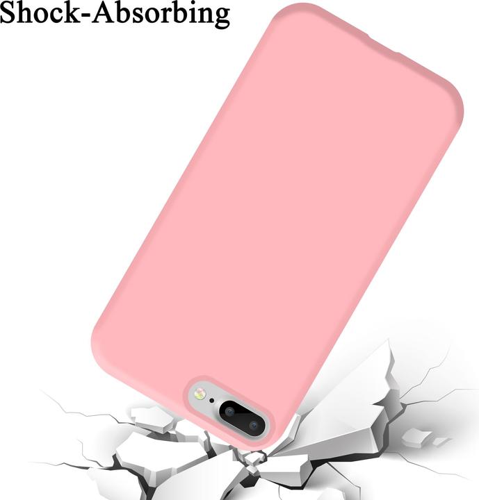 Immagine prodotto Cadorabo Copertura della cassa del silicone liquido TPU (Apple iPhone 7 Plus, Apple iPhone 7s Plus)