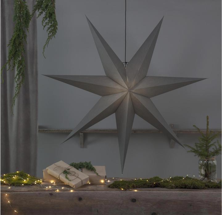 Actual product image Star Trading Paper star Ozen gray E27 socket
