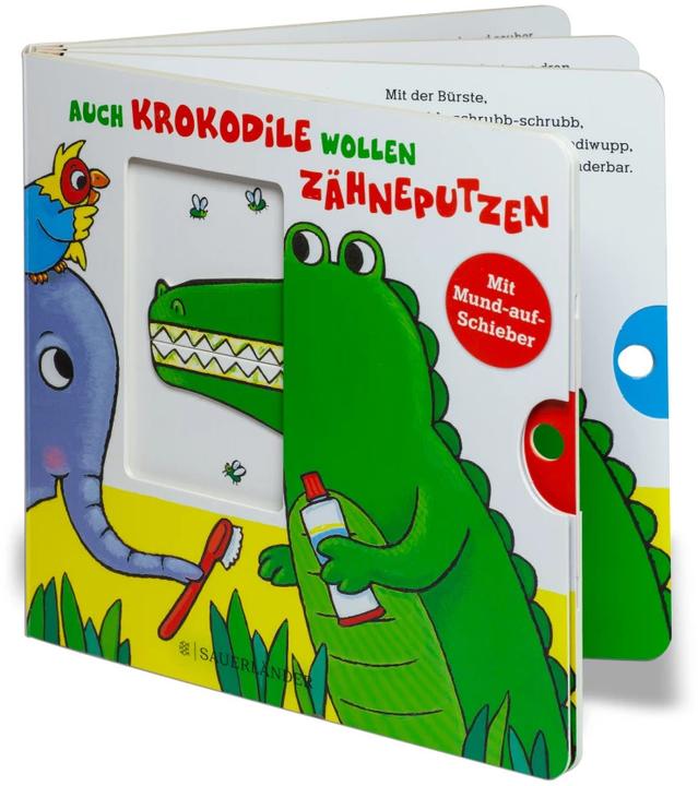 Actual product image Crocodiles also want to brush their teeth (German)
