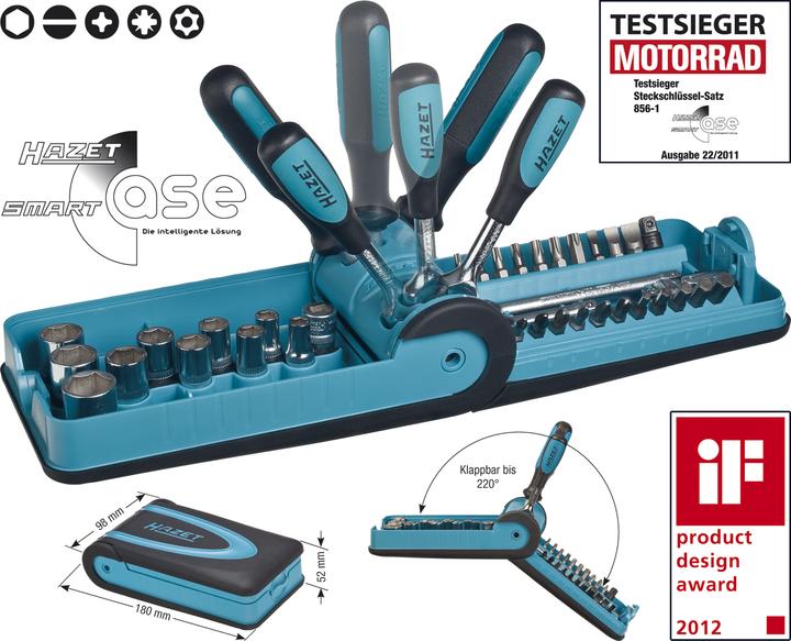 Actual product image HAZET Smart Case (10 mm, 5.5 mm, 13 mm, 11 mm, 14 mm, 12 mm)