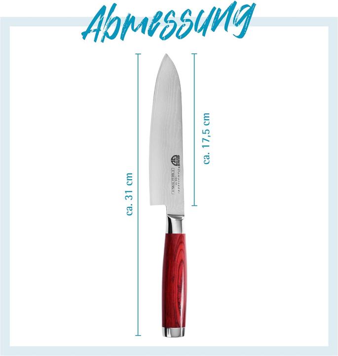 Immagine prodotto Gräwe Coltello in acciaio damasco 17,5 cm (17.50 cm)
