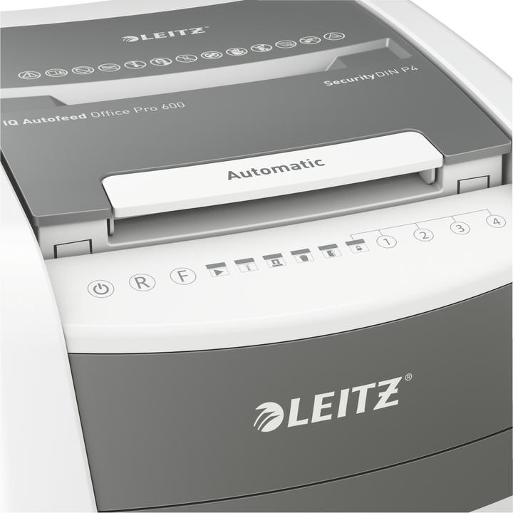 Produktbild Leitz Aktenvernichter IQ Autofeed Office Pro 600 P4 (Partikelschnitt)