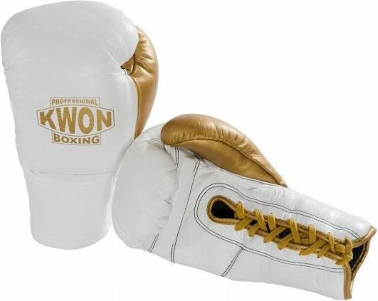 Produktbild Kwon Professional Boxing Boxhandschuhe aus Leder mit Schnürung (10 OZ, 10)