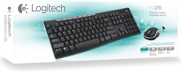 Image du produit Logitech Mk270 (DE, Sans fil)