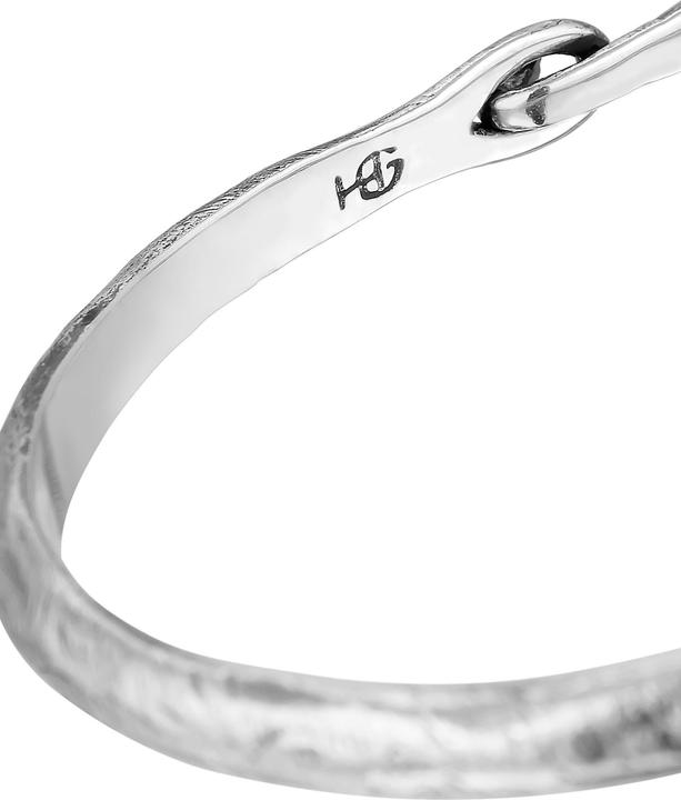 Immagine prodotto Haze & Glory Armband Armreif - Hook Small Gehämmert 925 Silber (20 cm, Argento 925)