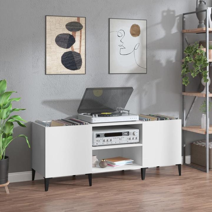 Actual product image VidaXL Plattenschrank Grau Sonoma 121x38x48 cm Holzwerkstoff