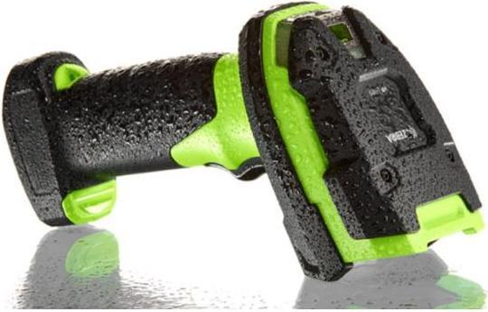 Actual product image Zebra DS3678-DP, BT, 2D, DPM, Gun Only, black, green