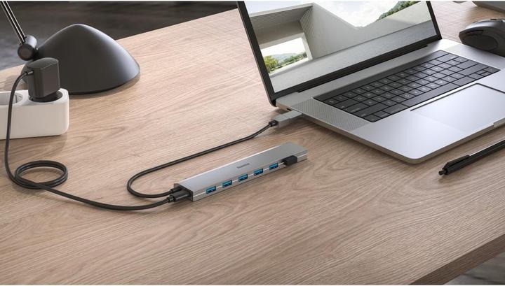 Actual product image Hama 7 Port USB-Hub (USB-C, 7 Ports)