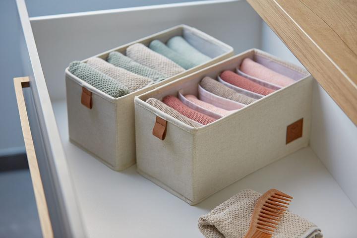 Produktbild Love it Store it Premium Kleiderschrank Organizer 2er Set mit 6 Fächern (15 x 30 x 15 cm, 6.75 l)