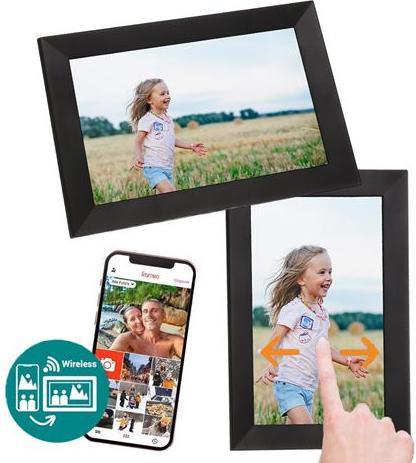 Produktbild Benel Frameo Digitaler Fotorahmen HF-101B Schwarz 10.1 Inch (10.10", 1280 x 800 Pixel)