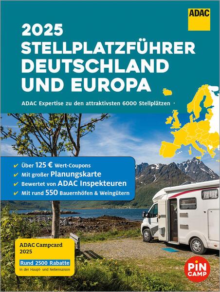 Immagine prodotto Adac Stellplatzführer 2025 Deutschland und Europa (Tedesco, 2025)