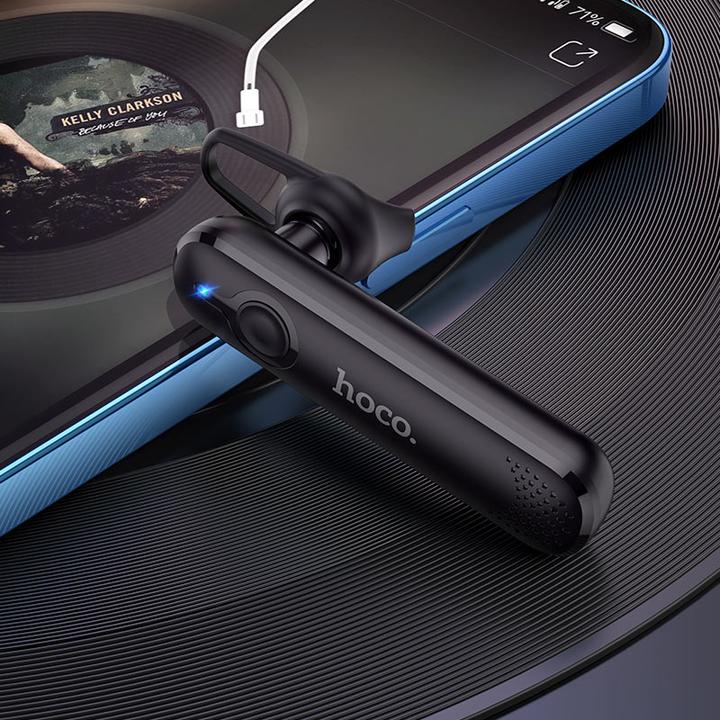 Immagine prodotto Hoco - Bluetooth Headset Diamond (E63) - Bluetooth 5.0, Rotary Ear Hook - Black