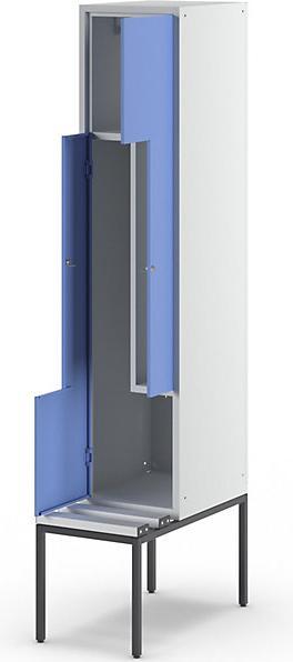 Produktbild Z-Garderobenschrank mit Sitzbank (40 cm, 214 cm)