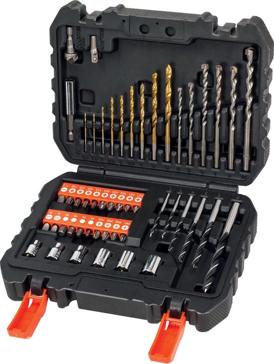 Black & Decker Jeu de forets et d'embouts de vissage, 50 pièces (1.0 cm)