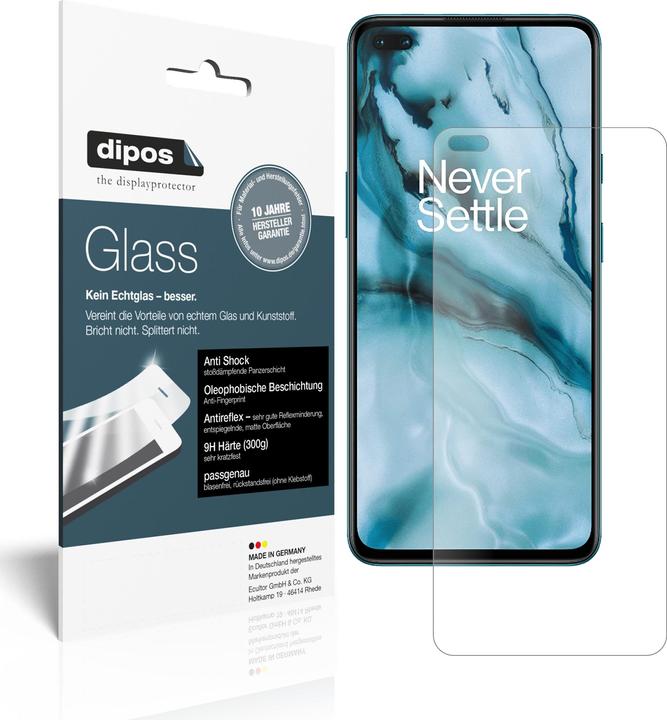 Dipos Displayschutz Anti-Shock (1 Stück, OnePlus Nord)
