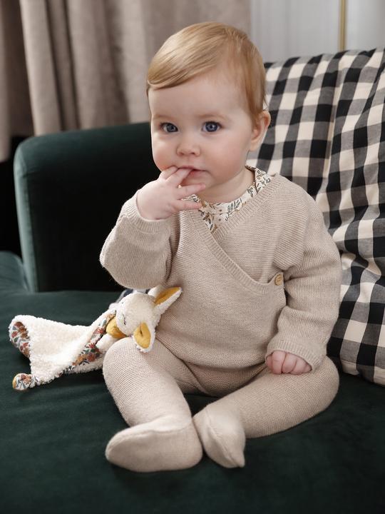 Produktbild Vertbaudet Weiche Baby Wickeljacke Oeko-Tex (56)
