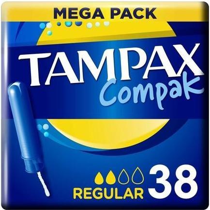Tampax COMPAK tampón regular 38 u (38 x, Normal)
