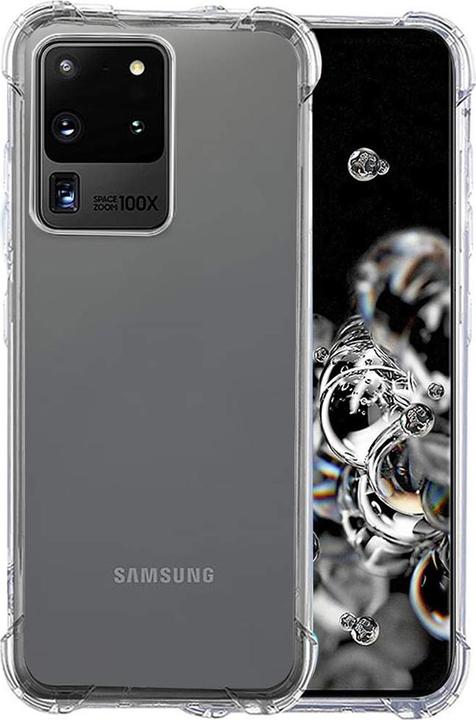 Techsuit - Shockproof Clear Silicone - Samsung Galaxy S20 Ultra 4G / S20 Ultra 5G - Clear (Samsung Galaxy S20 Ultra 5G, Samsung Galaxy S20 Ultra)