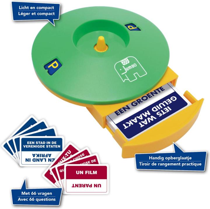 Image du produit Jumbo Pim Pam Pet Voyage Jeu Quiz Enfants & Adultes (Français, Néerlandais)