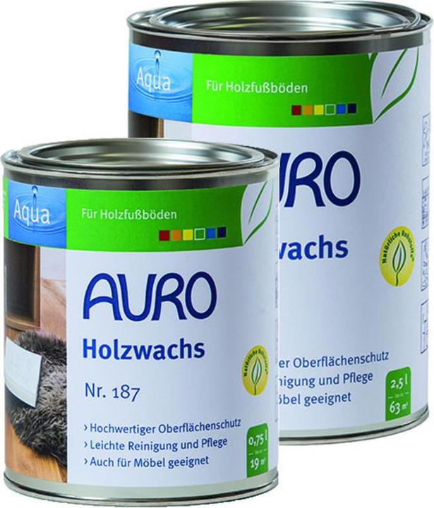 Actual product image AURO Floor wax 187 (Colorless, 0.75 l)