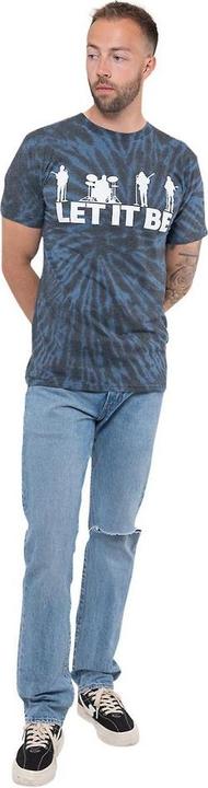 Produktbild The Beatles Erwachsene Let It Be Silhouette Tie Dye TShirt (M)