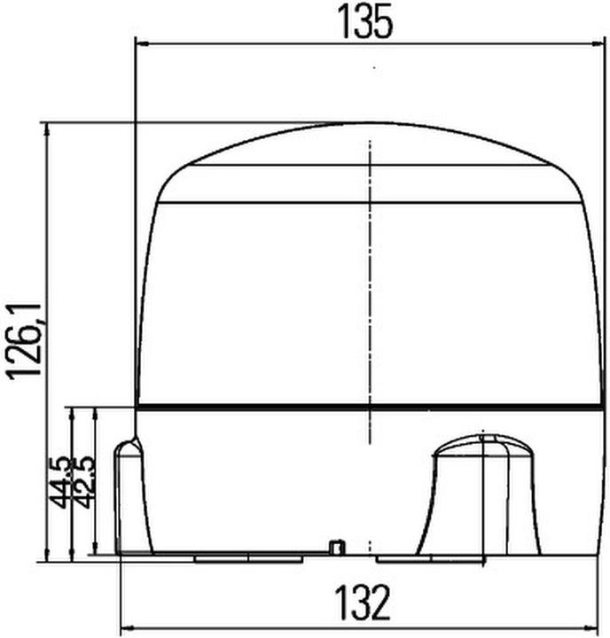 Actual product image Hella Flashing beacon LED 2XD 012 878-021