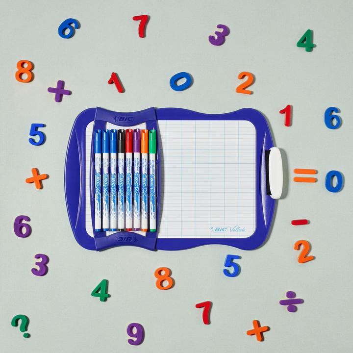 Actual product image Bic Velleda Whiteboard met 8 Markers