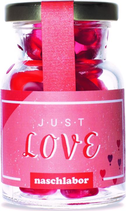 Produktbild Naschlabor Fruchtgummi im Rundglas Just Love (120 g)