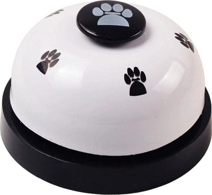 JTI Glocke für Haustiere - Weiss / Schwarz (Beschäftigungsspielzeug Hund)