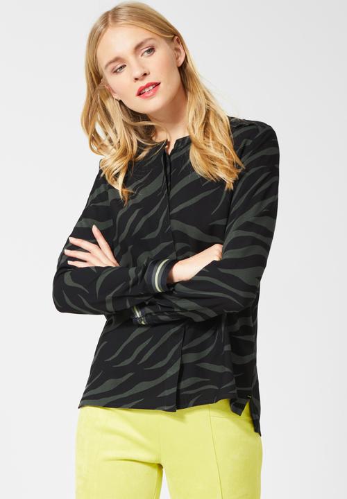 Immagine prodotto Street One Bluse mit Zebramuster (38)