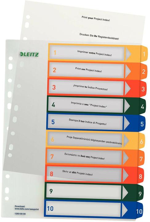 Leitz Register PC-beschriftbar