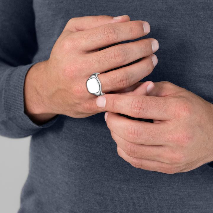 Image du produit Männerglanz Bague homme argent sterling - 34714 (64, Argent 925)