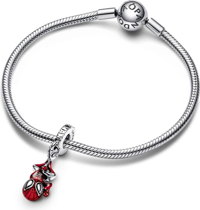 Image du produit Pandora Marvel Hanging Spider (Émail, Argent sterling 925)
